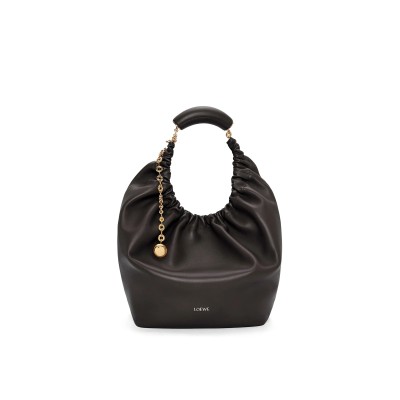 LOEWE MEDIUM SOFT NAPPA SHEEP LEATHER SQUEEZE BAG A914Q37X01-1100 (34*33*13.5cm)